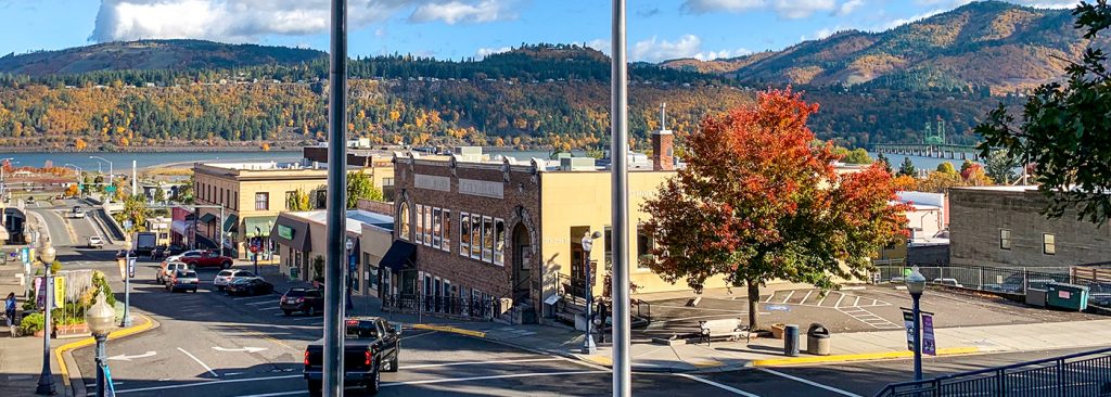 Hood River City Hall in fall 2019