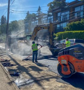 Sherman Ave paving in Early June