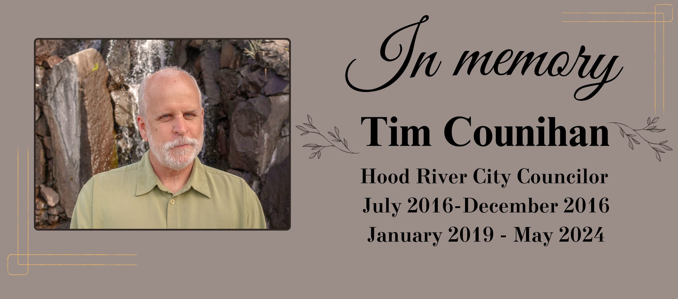 In Memory – Tim Counihan