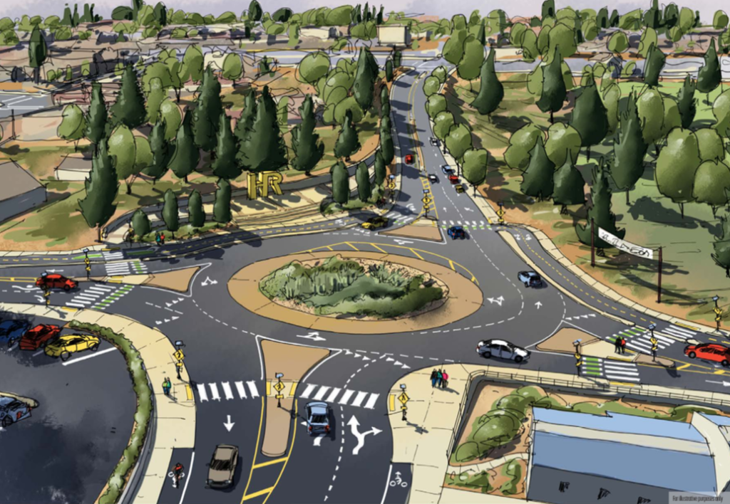 City of Hood River Heights Streetscape Plan Project 4 - May St. Roundabout