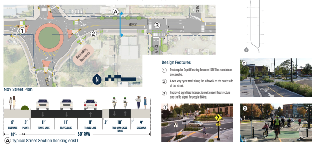 City of Hood River Heights Streetscape Plan Project 7 - May Street Safe Route to School